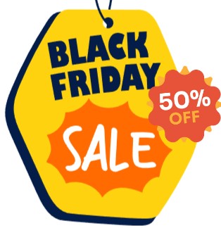 Black Friday Deals up to 50% OFF