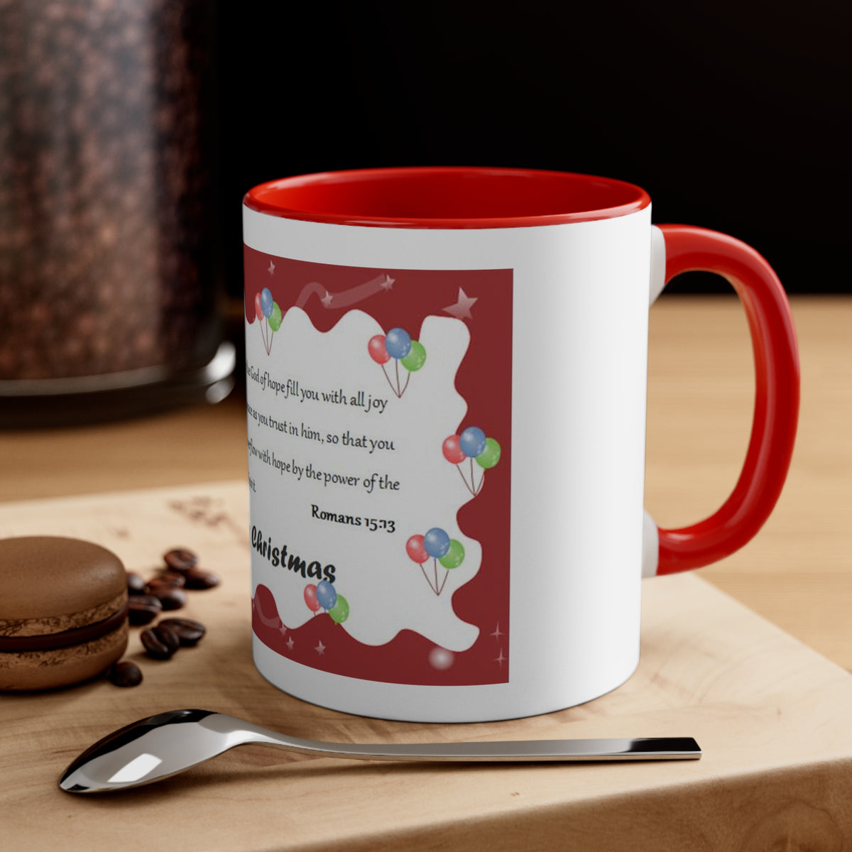 Accent Coffee Mug, 11oz Christmas Mug Holiday Season Gift Giving Family Gathering Yuletides Season Family Gifts Christmas Day Cup