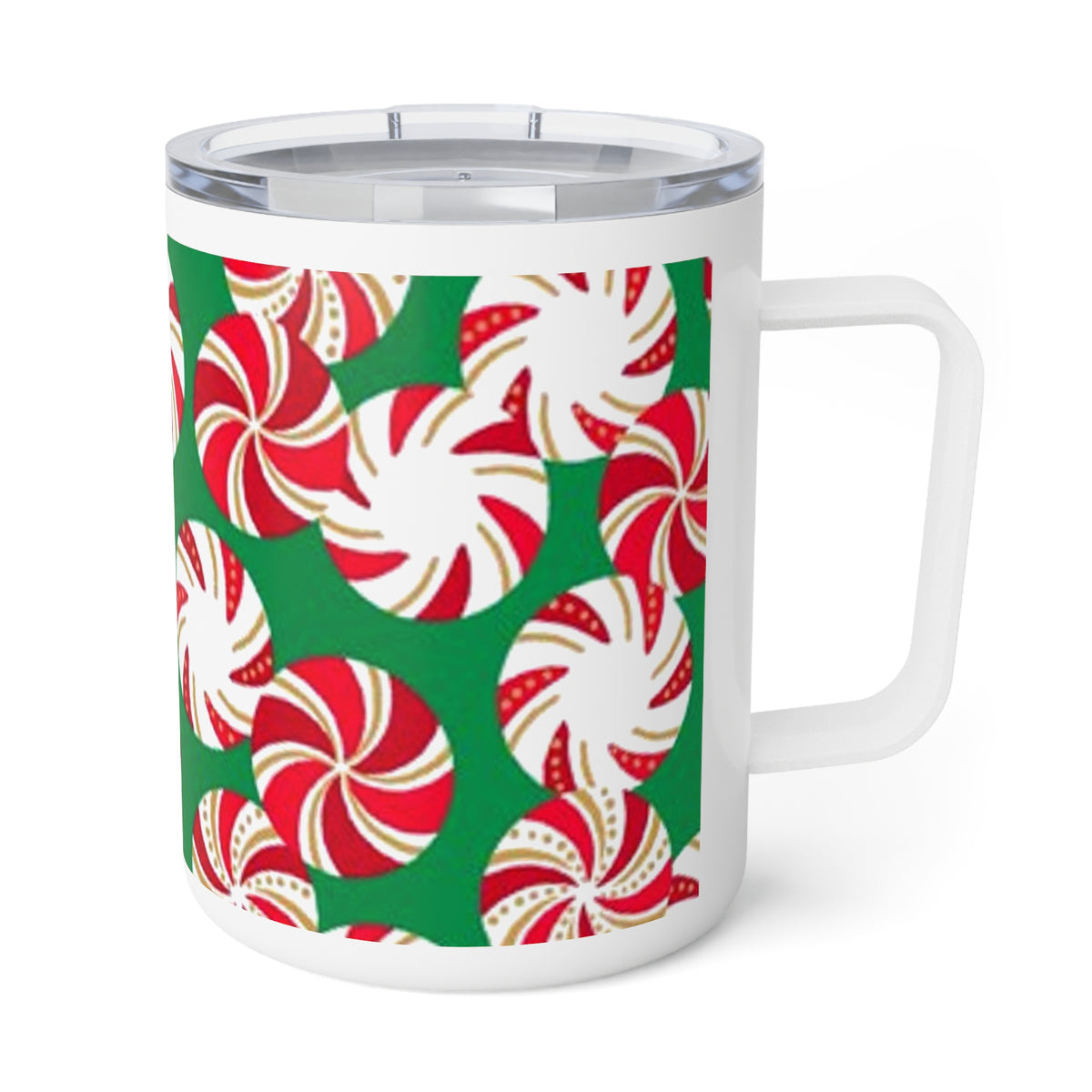 Insulated Coffee Mug, 10oz Christmas Mug Holiday Season Gift Giving Family Gathering Yuletides Season Family Gifts Christmas Day Cup