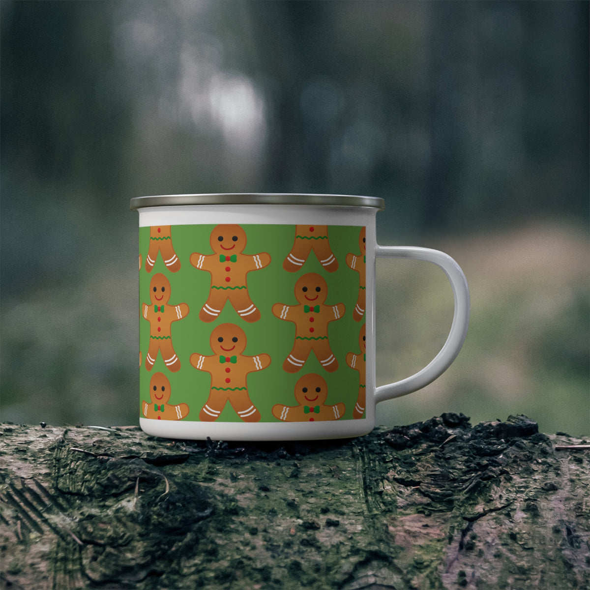Enamel Camping Mug Christmas Mug Holiday Season Gift Giving Family Gathering Yuletides Season Family Gifts Christmas Day Cup