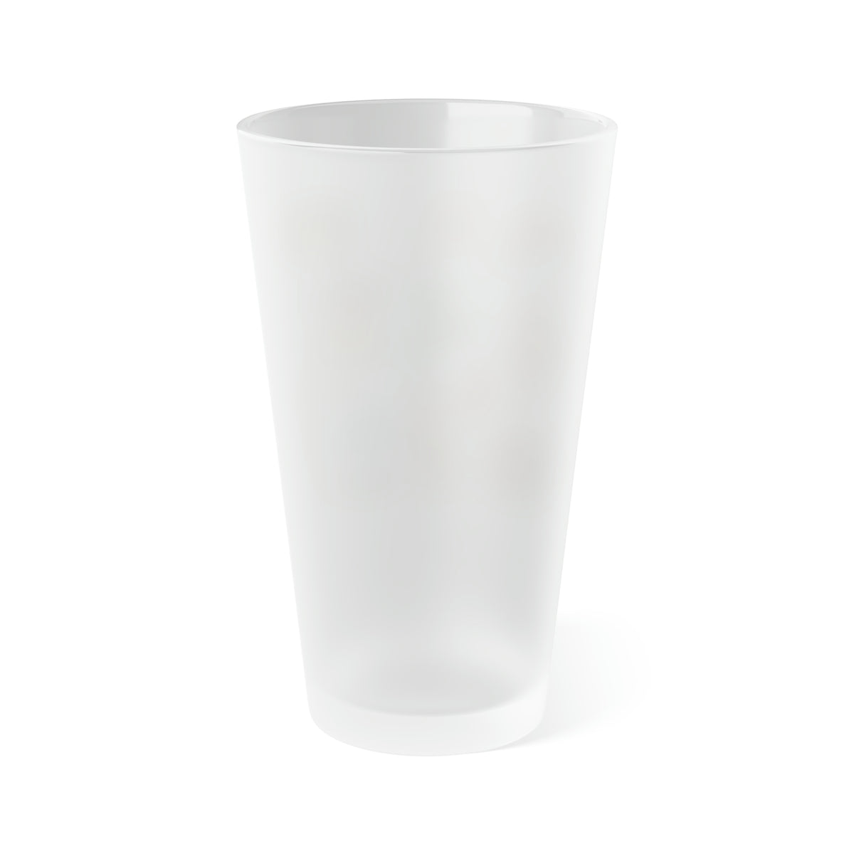 Frosted Pint Glass, 16oz Christmas Holiday Season Gift Giving Family Gathering Yuletides Season Family Gifts Christmas Day