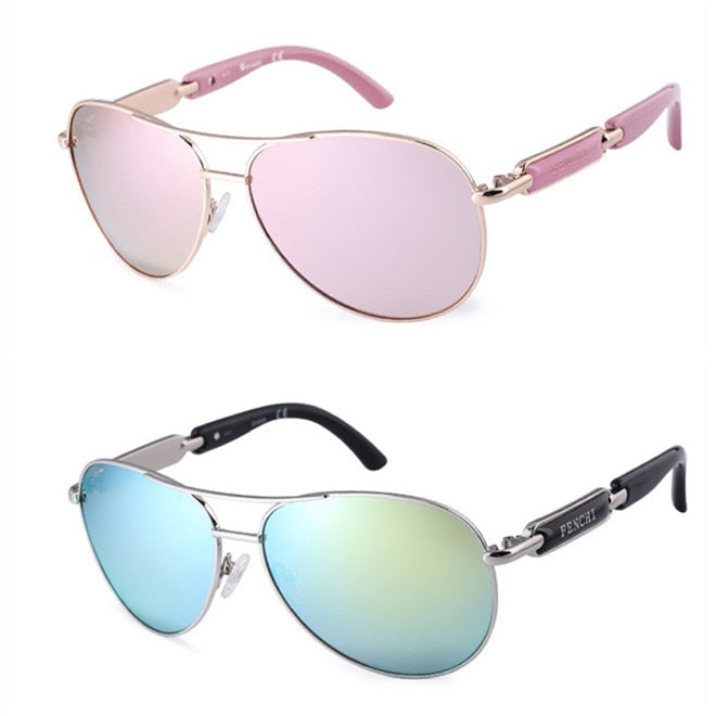 FENCHI Pink Sunglasses Women Polarized Sunglasess Driving Pilot sun glasses Men ladies oculos de sol feminino
