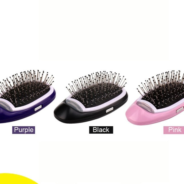 Anti Frizz Brush Magic Electric Ionic Hair Brush Head Massage Scalp Comb Anti Static Smooth Portable Negative Ion Hair Styler