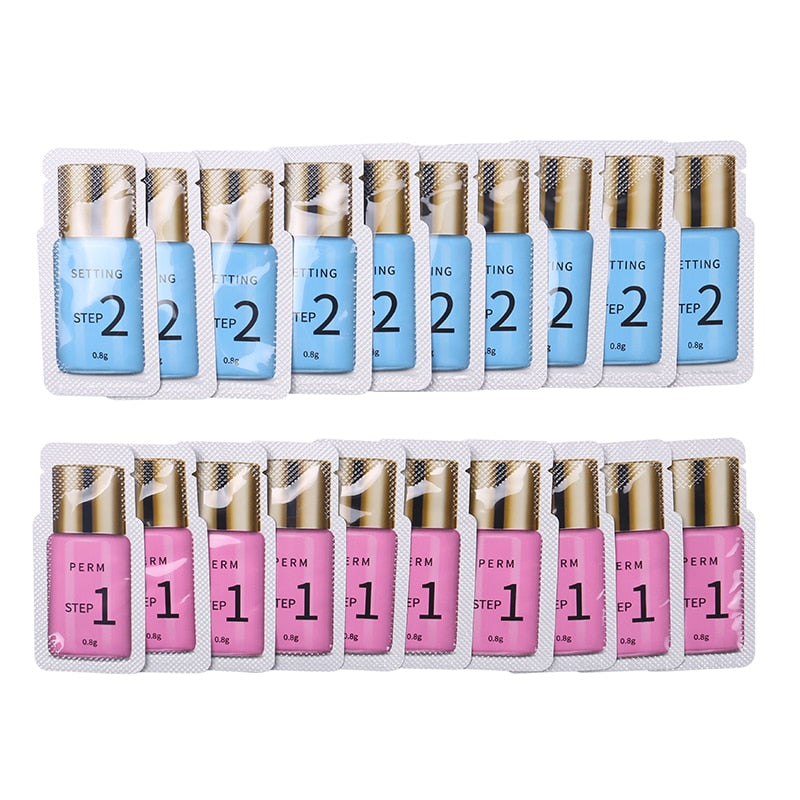 ICONSIGN 10 Pairs/Lot 0.8/Bag Sachet Lash Lift Kit Eyelash Perm Lotion 10 to 12 Minutes Lifting Eyelash Lashes Serum Eye Makeup