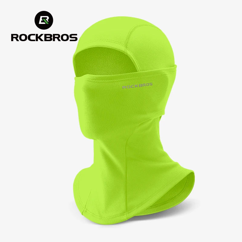 ROCKBROS Full Face Mask Warm Winter Scarf Balaclava Helmet Liner Fishing Skiing Hiking Bike Mask Windproof Breathable Headgear