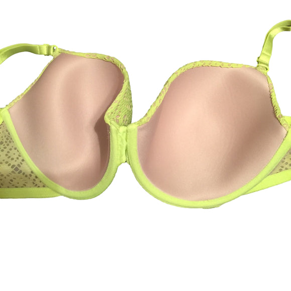 ⬇️ $59 NWOT Victoria Secret Yellow Demi Bra. Size 34DD. women's Fashion