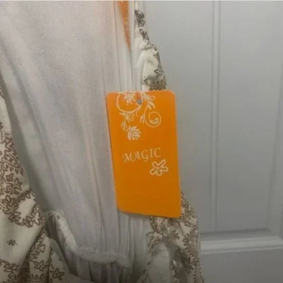 Max dress with beautiful print plus size 1X