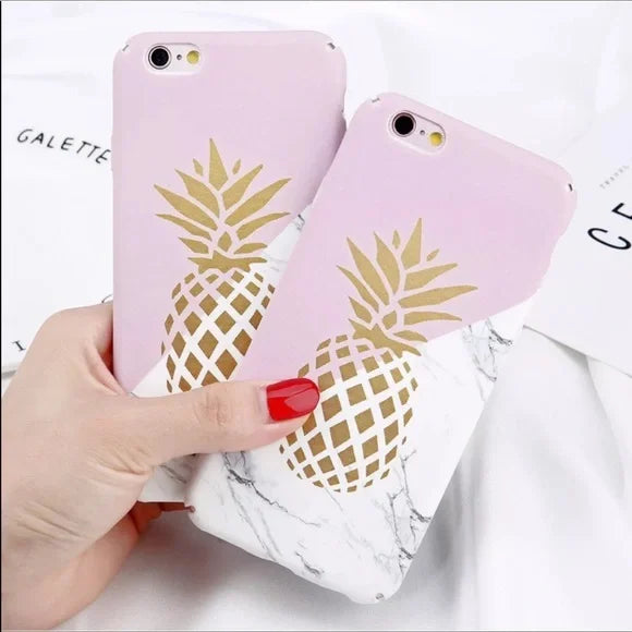 NWT Pineapple 🍍 Design iPhone 7+ iPhone X Case. Fashion Accessories