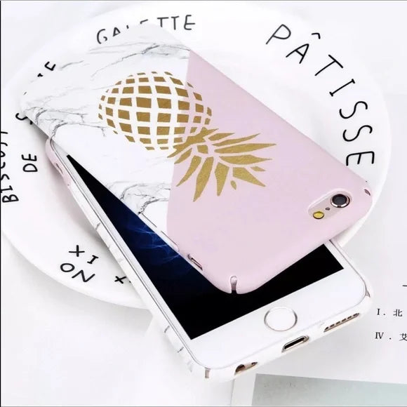 NWT Pineapple 🍍 Design iPhone 7+ iPhone X Case. Fashion Accessories