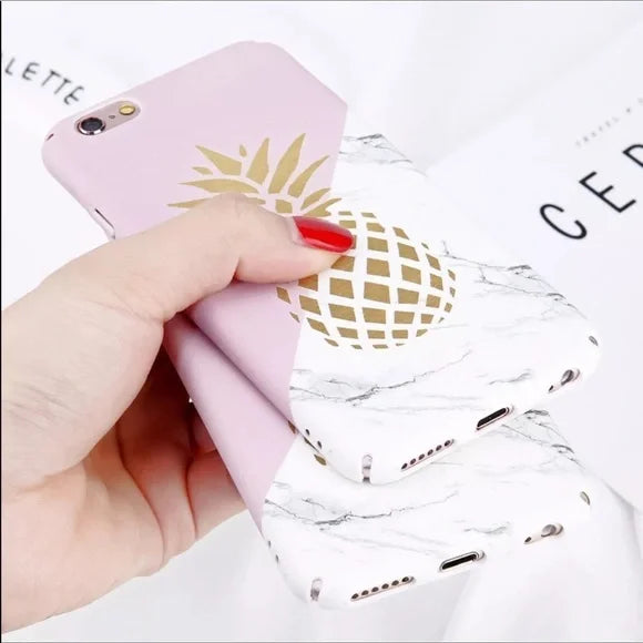 NWT Pineapple 🍍 Design iPhone 7+ iPhone X Case. Fashion Accessories