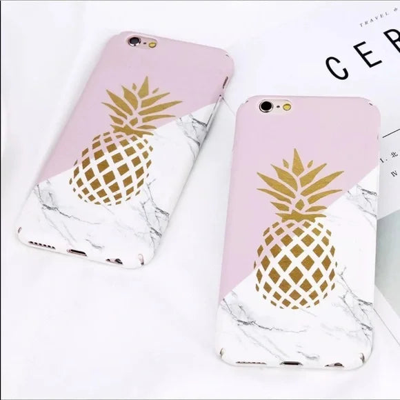NWT Pineapple 🍍 Design iPhone 7+ iPhone X Case. Fashion Accessories