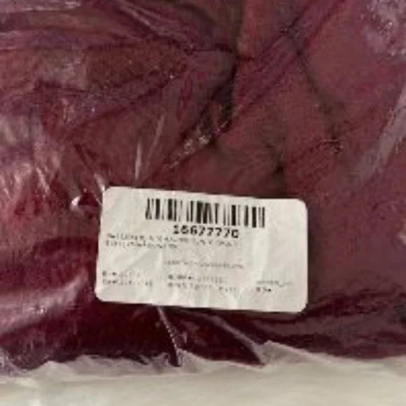NWT New Caslon Cowl Neck Tunic Maroon Long Sleeve Top Blouse Plus Size 3X