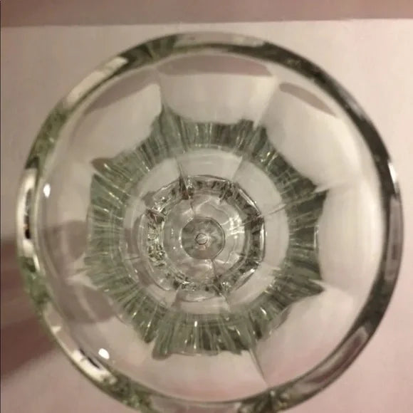 V-Shaped Clear Glass Flower 🌸 Vase Home 🏡 Decor