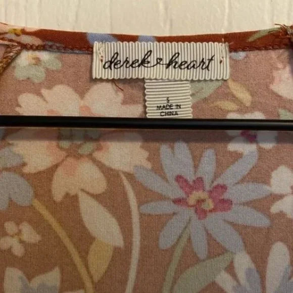 Derek Heart Spandex Floral Kids Dress. Size 14. Kids Fashion.