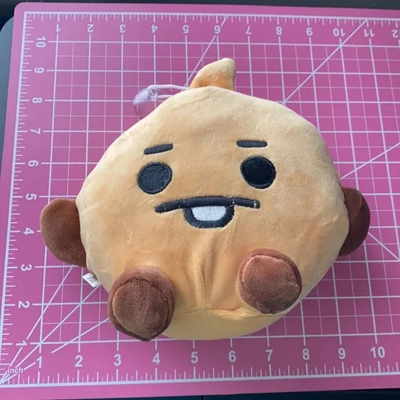 NWOT New BTS21 Line Friends Plushie "Shooky" Brown Plushie Doll BTS 21