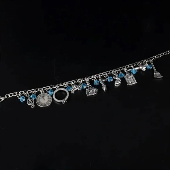 NEW CINDERELLA Charms with Gemstone 💎 Bracelet.