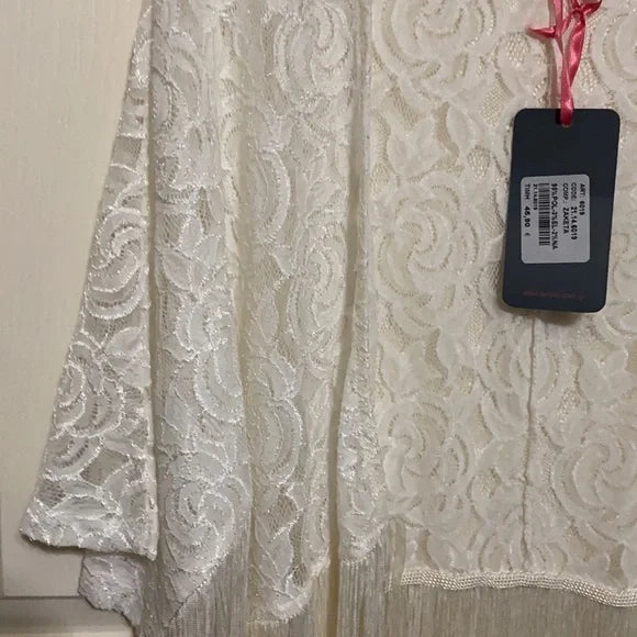 NWT Be You White lace Cardigan. Size Medium. Women's Ladies Fashion.