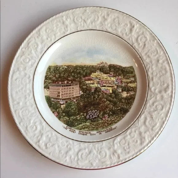 10" Eureka Spring in Arkansas Home Decor Ceramic Plate