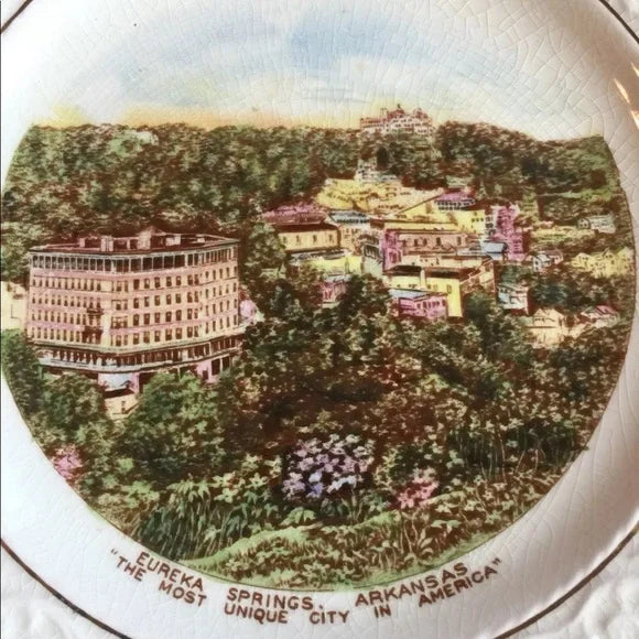 10" Eureka Spring in Arkansas Home Decor Ceramic Plate