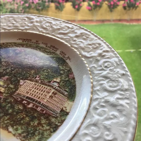 10" Eureka Spring in Arkansas Home Decor Ceramic Plate