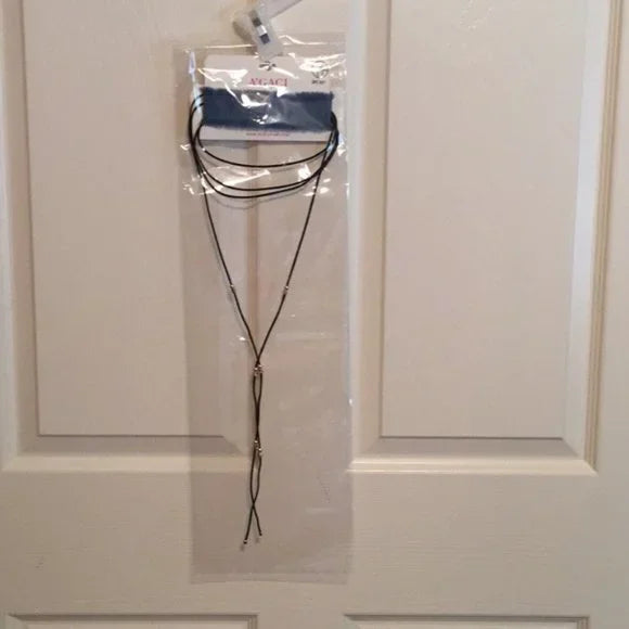 NWT Denim Wrap Choker Fashion Jewelry. Women's Fashion Accessories