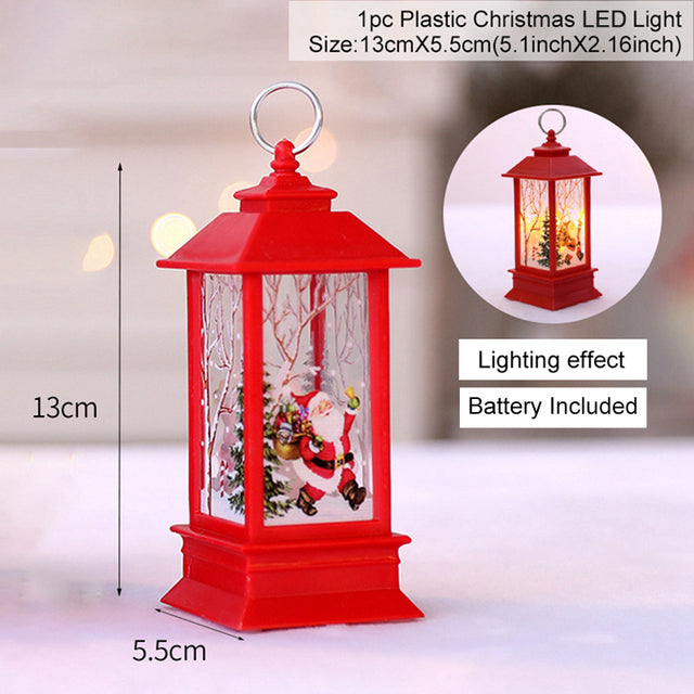 3pcs Christmas Lantern Light Home Decorations
