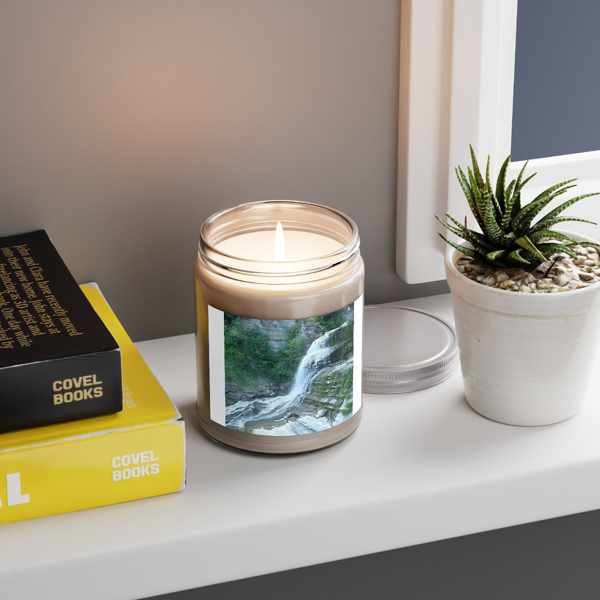 " Don't Go Chasing Waterfalls " Scented Candles, 9oz Holiday Birthday Gift Comfort Spice, Sea Breeze, Vanilla Bean Scent