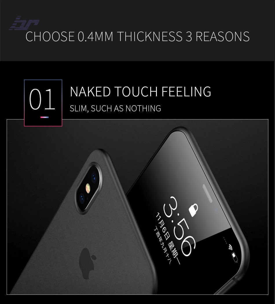 3pcs Luxury Ultra Thin PC Slim Transparent Back Cover Case