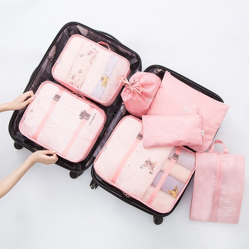 Waterproof Luggage Organizer Bag perfect for keeping your belongings organized and dry while you travel.