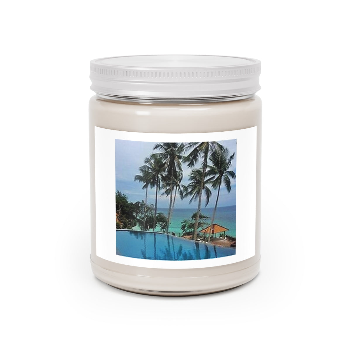 " Beautiful Scenery " Design Scented Candles, 9oz Holiday Gift Birthday Gift Comfort Spice Scent, Sea Breeze Scent, Vanilla Bean Scent Home Decor