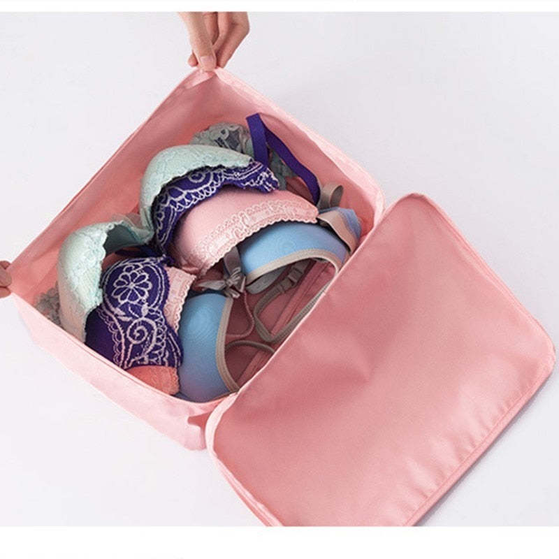 Waterproof Luggage Organizer Bag perfect for keeping your belongings organized and dry while you travel.