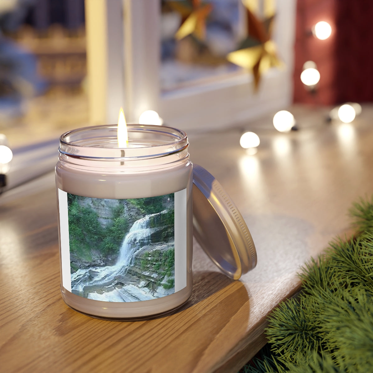 " Don't Go Chasing Waterfalls " Scented Candles, 9oz Holiday Birthday Gift Comfort Spice, Sea Breeze, Vanilla Bean Scent