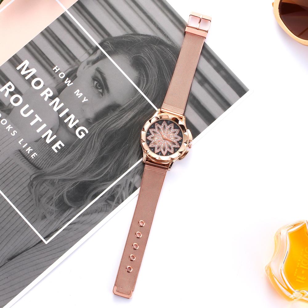 Fleura Rhinestone Women's Stylish Watch