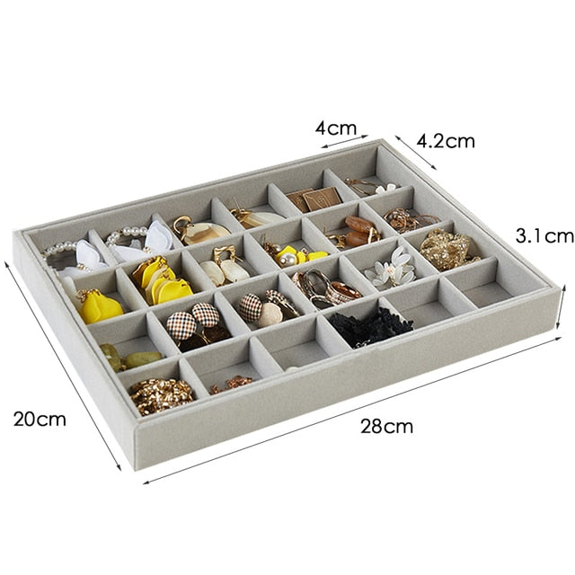 Velvet Jewelry Organizer perfect for storing and displaying your favorite jewelry pieces.
