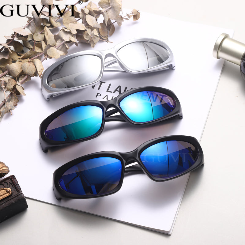 3pcs New Y2K Retro UV400 Windproof Sport Sunglasses Women's Fashion Accessories