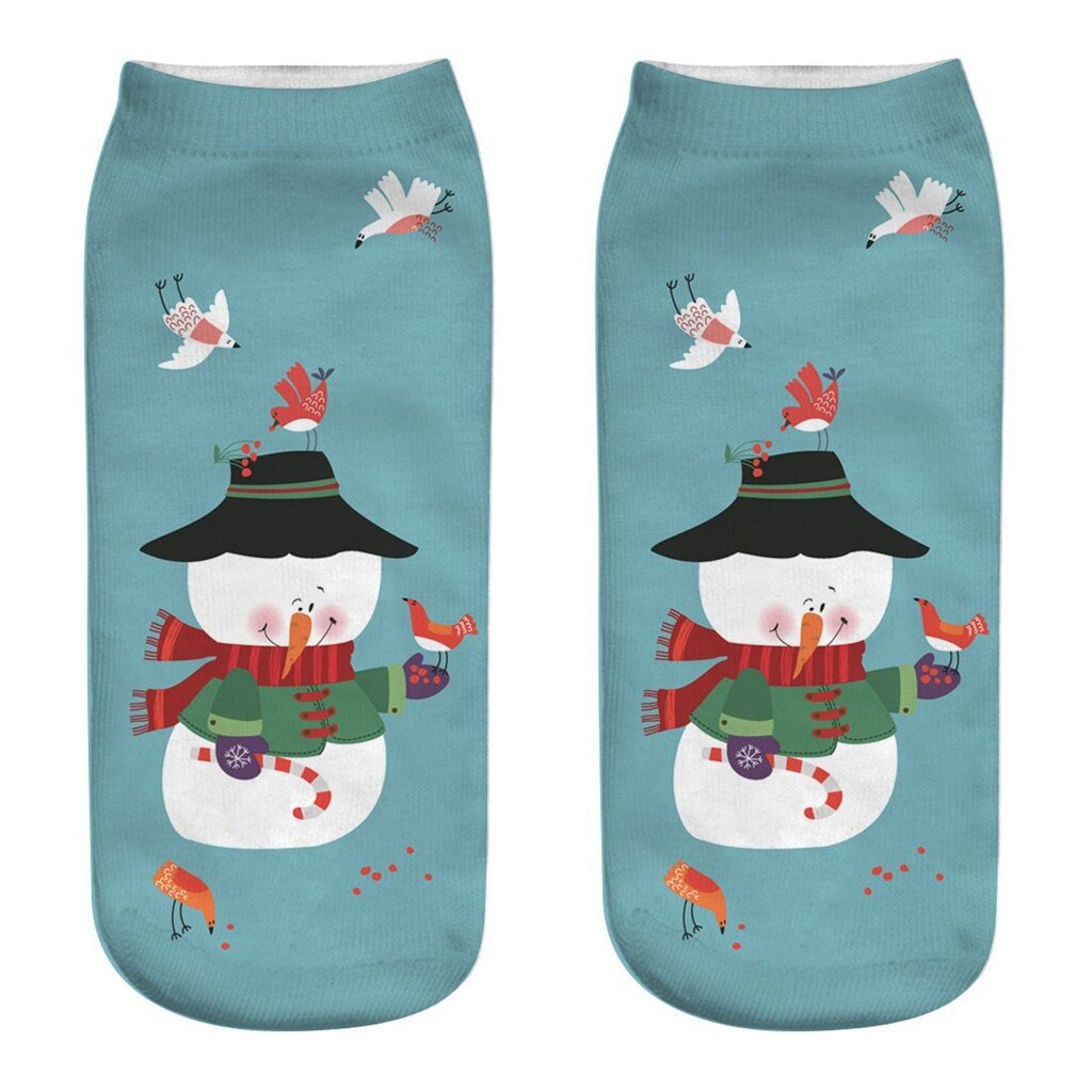 3pcs Women's 1 Pair Christmas Design Socks