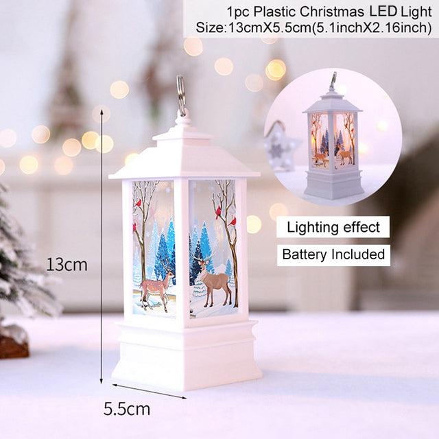3pcs Christmas Lantern Light Home Decorations