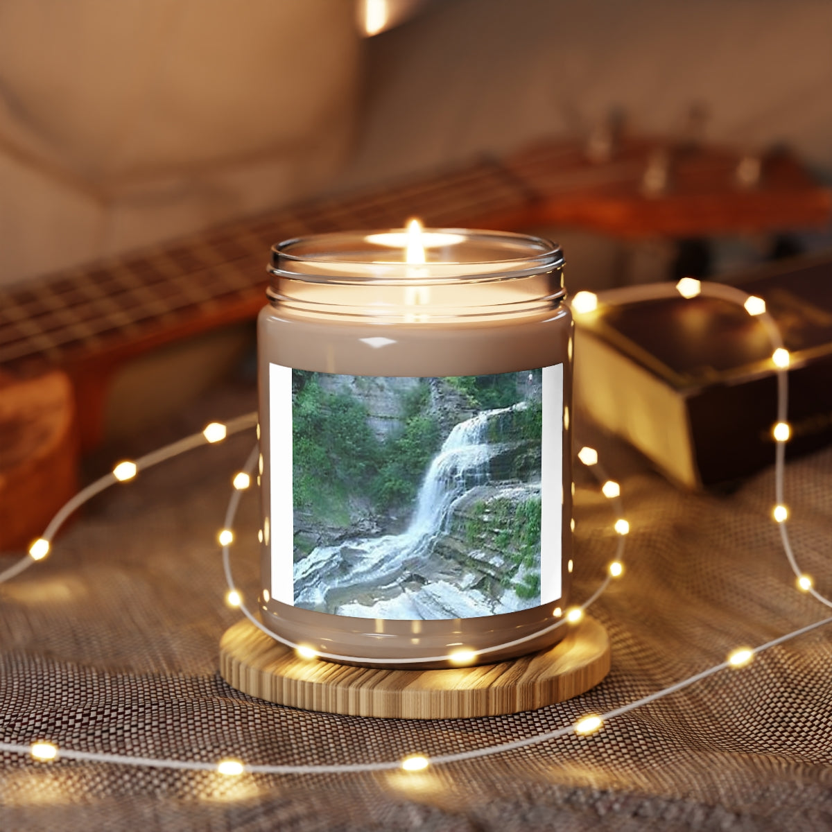 " Don't Go Chasing Waterfalls " Scented Candles, 9oz Holiday Birthday Gift Comfort Spice, Sea Breeze, Vanilla Bean Scent