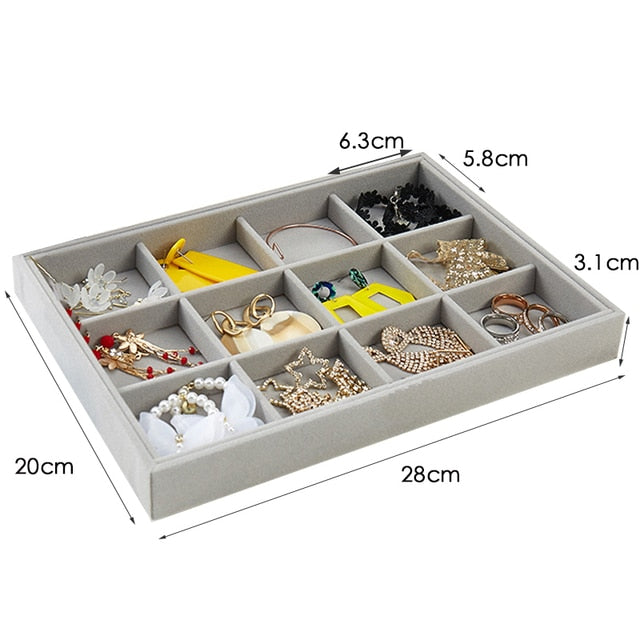 Velvet Jewelry Organizer perfect for storing and displaying your favorite jewelry pieces.