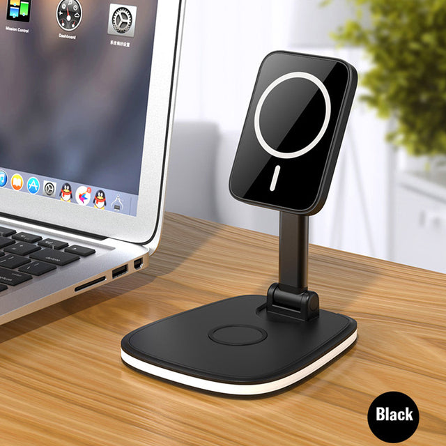 3in1 15W Folding Wireless Magnetic Charger Universal Charging Fast Convenient