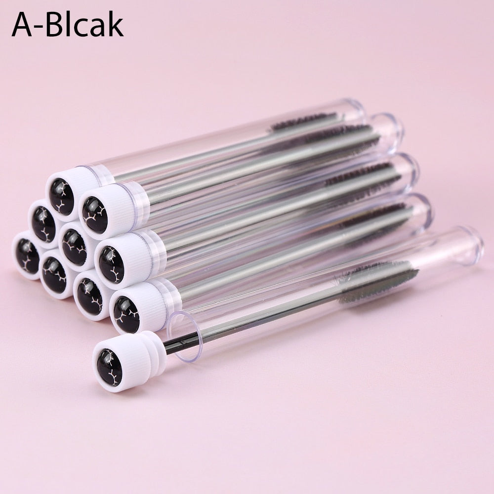 Eyelash Extender Disposable Eyebrow Brush Separate Tube Design Charming Diamond Bottom Mascara Stick Applicator