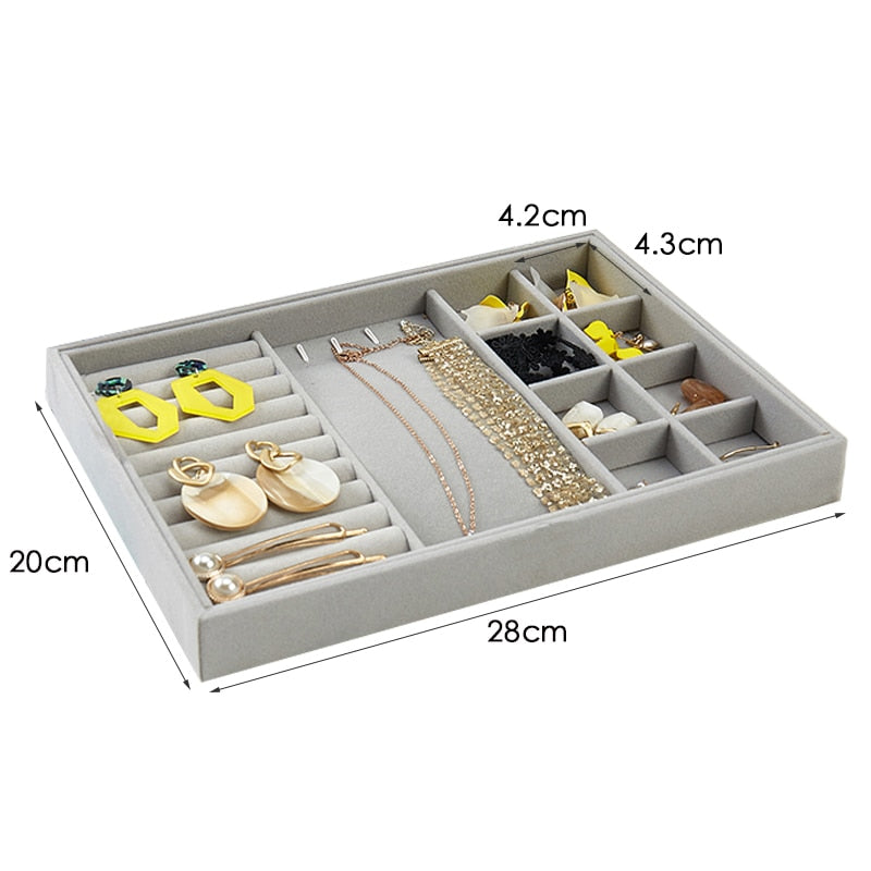 Velvet Jewelry Organizer perfect for storing and displaying your favorite jewelry pieces.