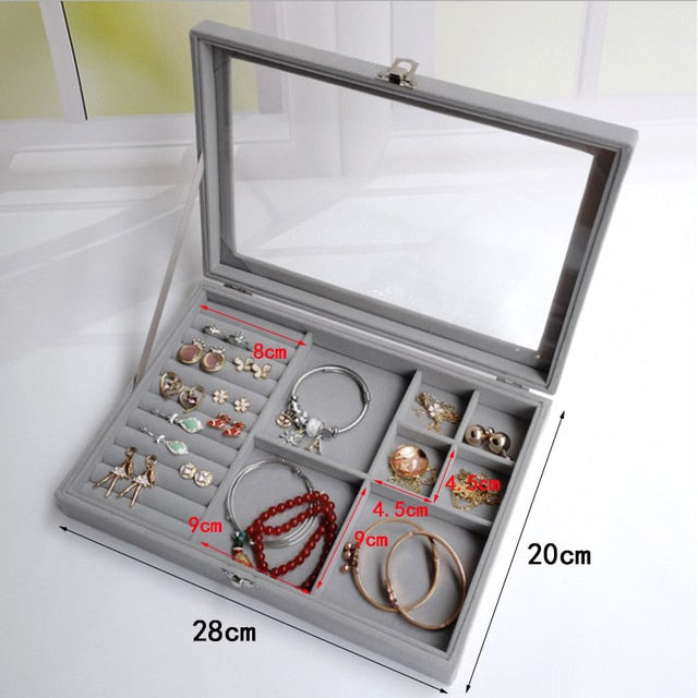 Velvet Jewelry Organizer perfect for storing and displaying your favorite jewelry pieces.