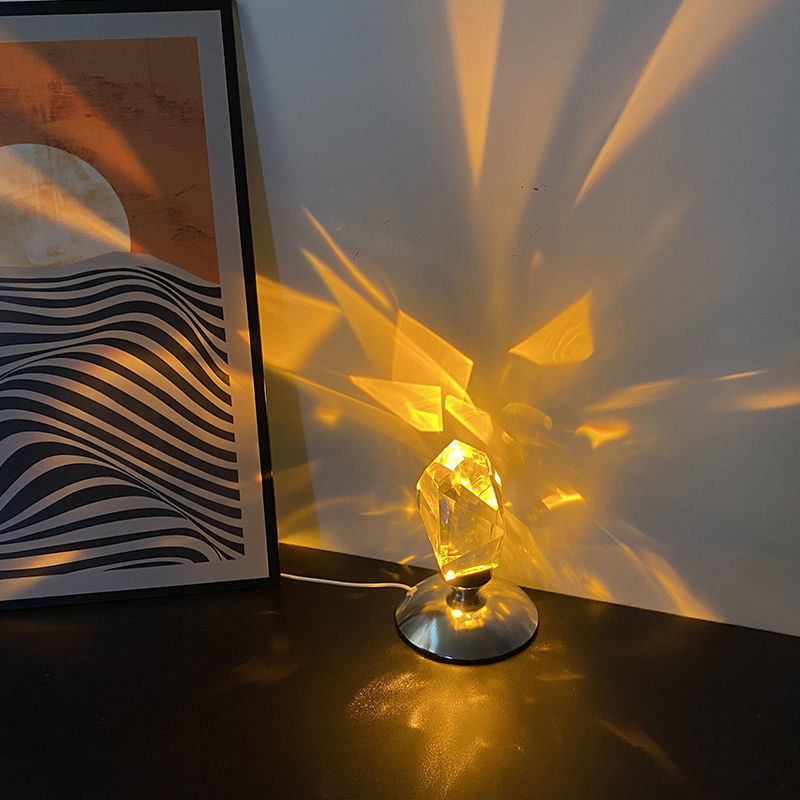 LED Crystal Night Lamp