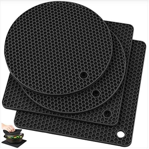 Silicone Trivet Pot Mat, Silicone Pot Holders for Hot Pan and Pot Pads