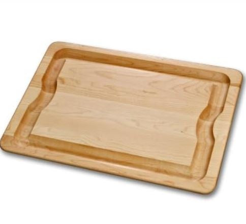 J.K. Adams 16-Inch-by-12-Inch Sugar Maple Wood Barbeque Carving Board