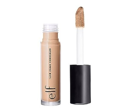 e.l.f. 16HR Camo Concealer, Full Coverage, Highly Pigmented Concealer With Matte Finish, Crease-proof, Vegan & Cruelty-Free, Light Beige, 0.203 Fl Oz