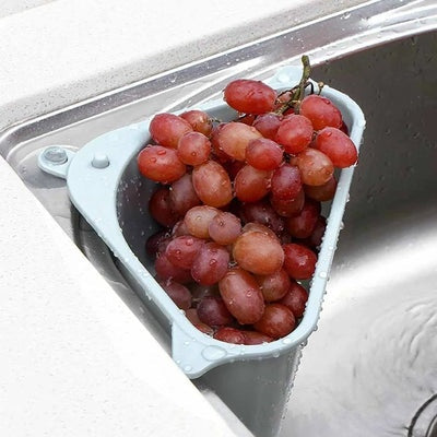 3PCS KITCHEN SINK CORNER ORGANIZER DRAIN BASKET