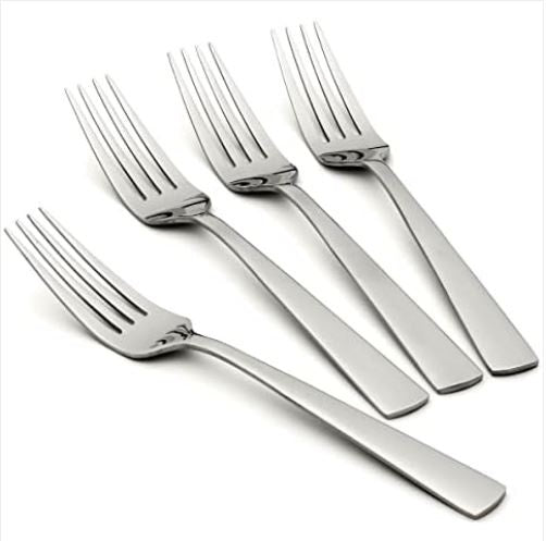 ROBINSON HOME PRODUCTS Nocha 4PK Dinner Forks, 4 Count, Silver