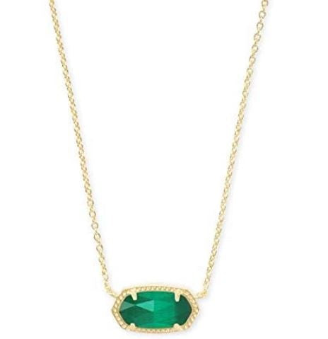 Kendra Scott Elisa Pendant Necklace for Women, Fashion Jewelry, 14k Gold-Plated